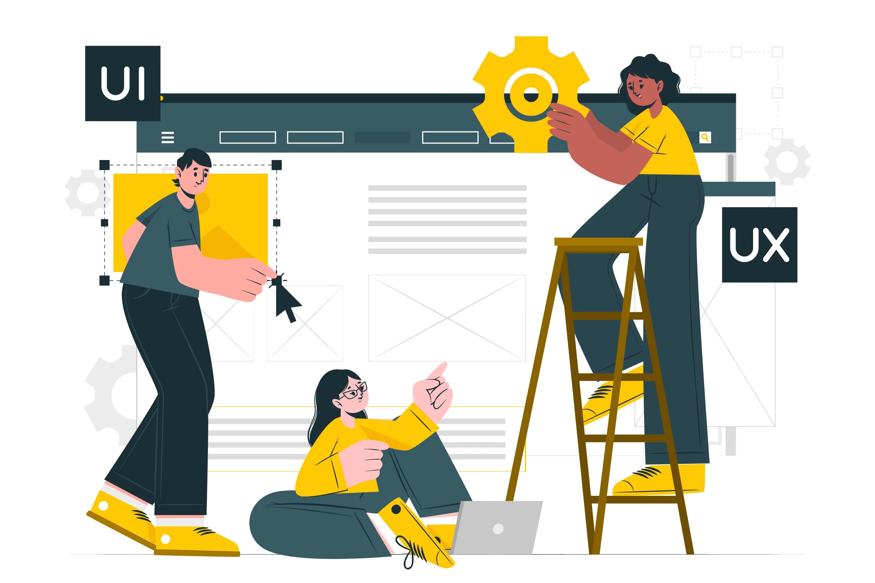 UX Design Illustration