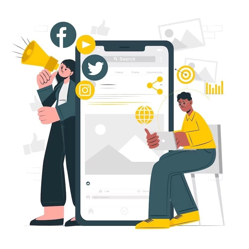 Digital Marketing Illustration