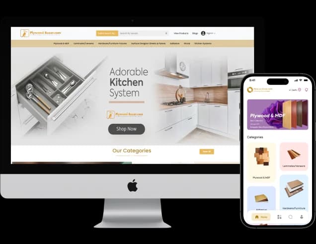 Platform preview on desktop and mobile